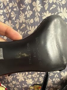 Saint Laurent Black Patent Heels