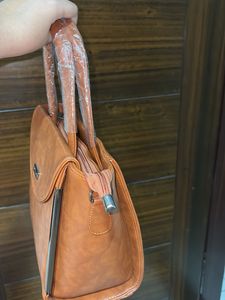 Elegant Faux Leather Handbag