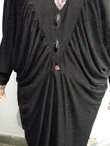 Elegant Black Abaya with Hijab