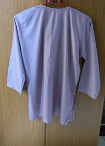 New Embroidered Lilac Kurta