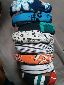 Boho Knot Headbands - Set of 8
