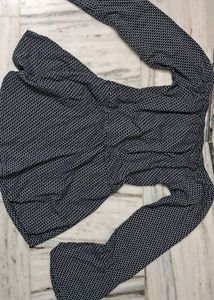 off shoulder bell sleeves top