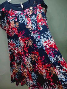Floral Print Short Dress