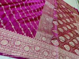 Banarsi Katan Saree Strip Aada