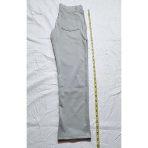 Men's Light Grey Cotton lycra Formal Pant