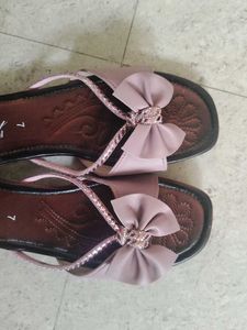 Cute Pink Bow Sandals