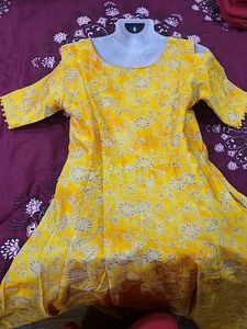 Yellow Floral Dress