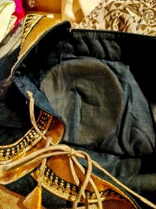 Black And Gold Heavy Embroidered Anarkali