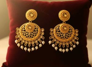 Gold Tone Dangle Earrings sealed pack
