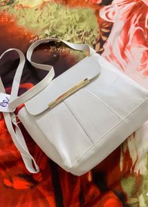 New Chic White Crossbody Bag