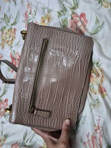 Original Guess Croc Embossed Crossbody Bag