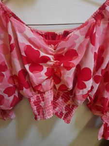 Chic Floral Puff Sleeve Blouse