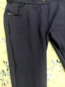 Stylish Navy Blue Jeggings