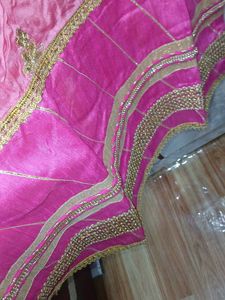 Peach &amp; Pink Embroidered Kurti