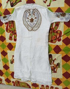 White Embellished Kurta