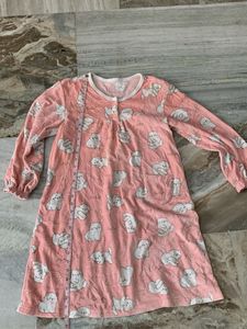Cute Cat Print Nightgown