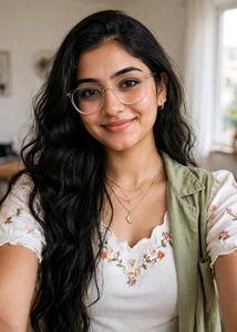 Clear Frame Round Glasses