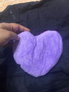 Sparkly Heart Plushie Pillow