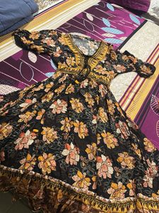 Bohemian Floral Print Maxi Dress