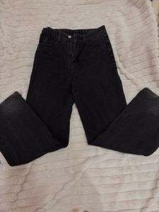 Vintage Dark Wash Wide-Leg Jeans