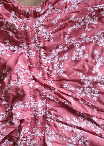 L O V Red Floral Dress