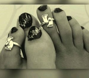 Baby Foot Silver plated Toe Rings