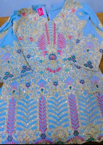 Pakistani Ethnic Wear Skirt Suit