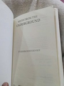 Note From Underground by Fyodor Dostoevsky