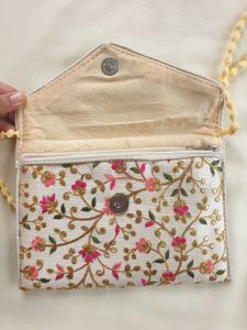 Cream Crossbody Bag