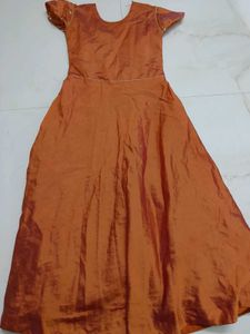 Elegant Orange Kurta Set with Dupatta