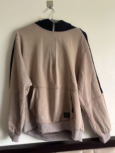 Beige Half-Zip Pullover