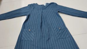 Pinstripe Blue frock