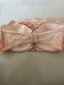 Floral Lace Bandeau Bra