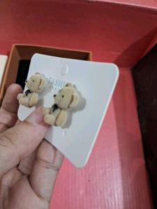 cute teddy 🐻 earrings
