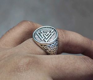 Stainless Steel Viking Ring for Men With Box