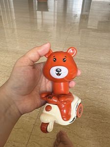 Cute Bear Toy on Scooter