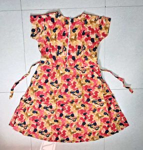 Chic Floral Print Fit &amp; Flare Dress