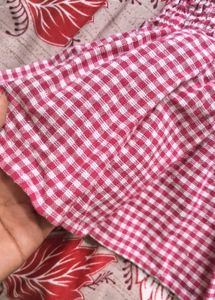 Gingham Smocked Tank Top