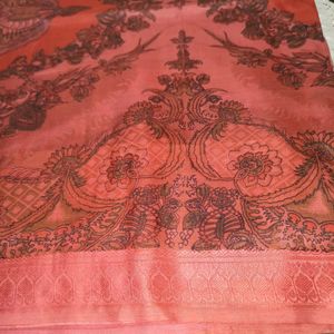 Beautiful Red Silk Saree