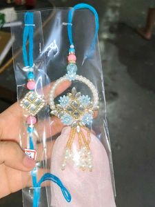 Designer Rakhi with Tassels and Beads
