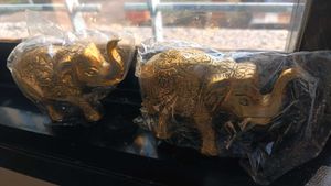 Brass Elephant Showpiece