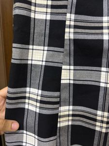 Black &amp; White Plaid Mini H&amp;M Dress/Brand new condi