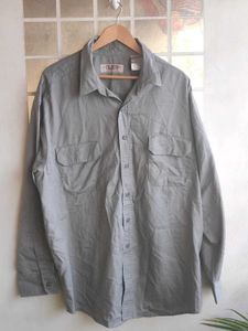 Men's Workwear Long Sleeve Button-Up Shirt