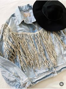 Free People After Hours boho denim jacket