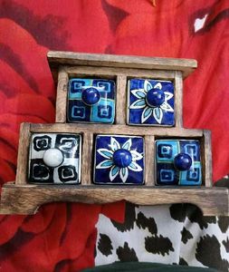 Wooden &  Ceramic Drawer
