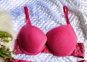 Pink Lace Bra and Panty Set👍