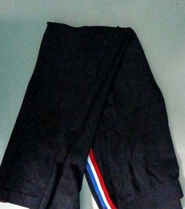 Stylish Striped Black Track Pants 🏋️