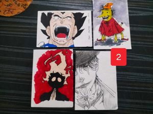 Hand made small artworks, to keep in phone back