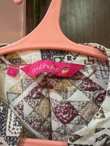 Stylish Geometric Print Kurta