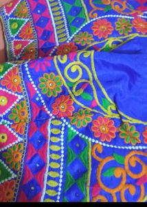 Vibrant Embroidered  Choli Set